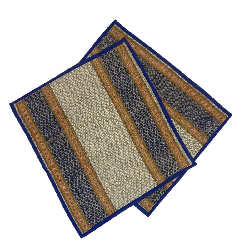 Maddur Katti Pooja Aasan - set of 2  (blue)