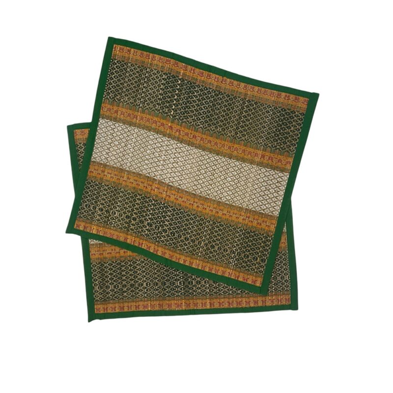 Maddur Katti Pooja Aasan  - set of  2 (green)