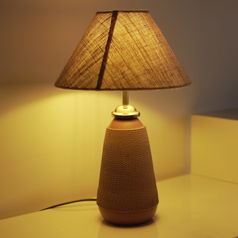 Terracotta Table Lamp