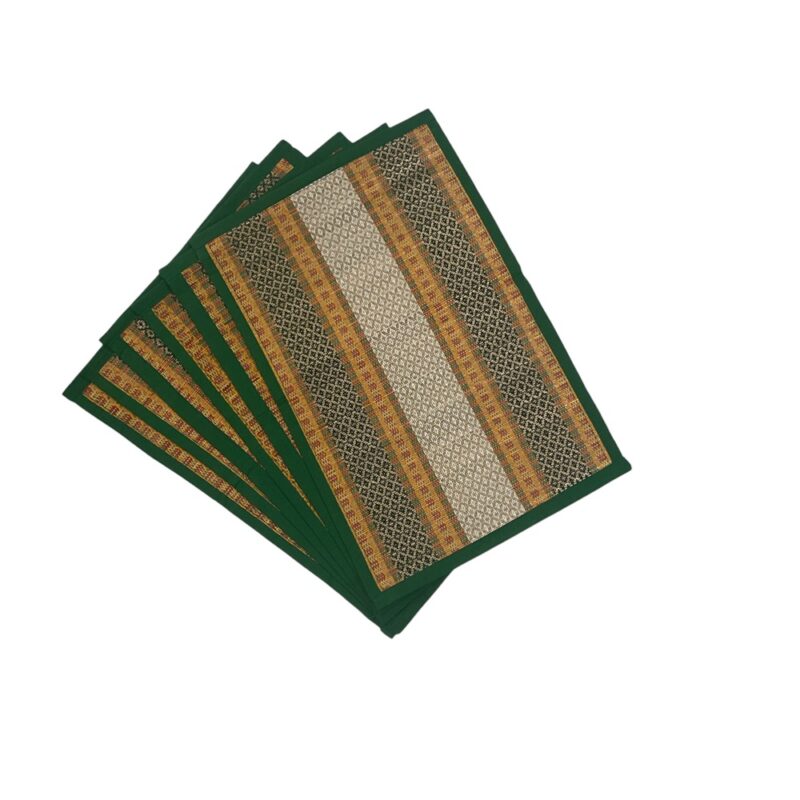 Maddur Katti Placemat Set (green) - Image 2